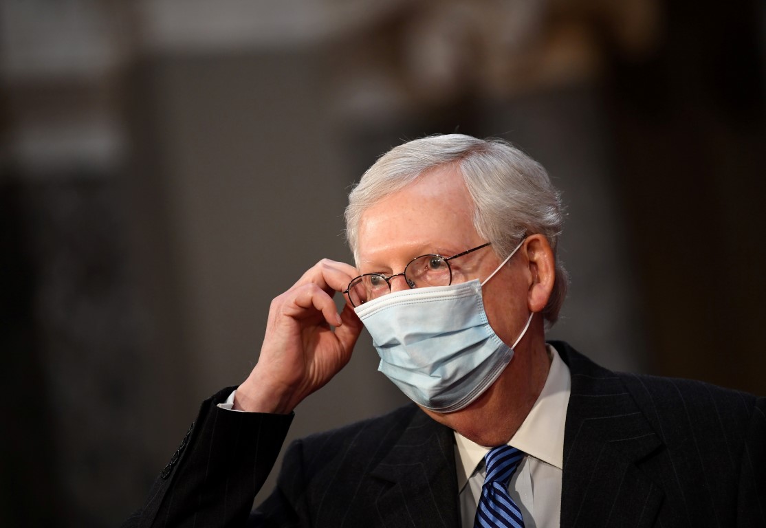 Senate Majority leader Mitch McConnell. Photo: Reuters