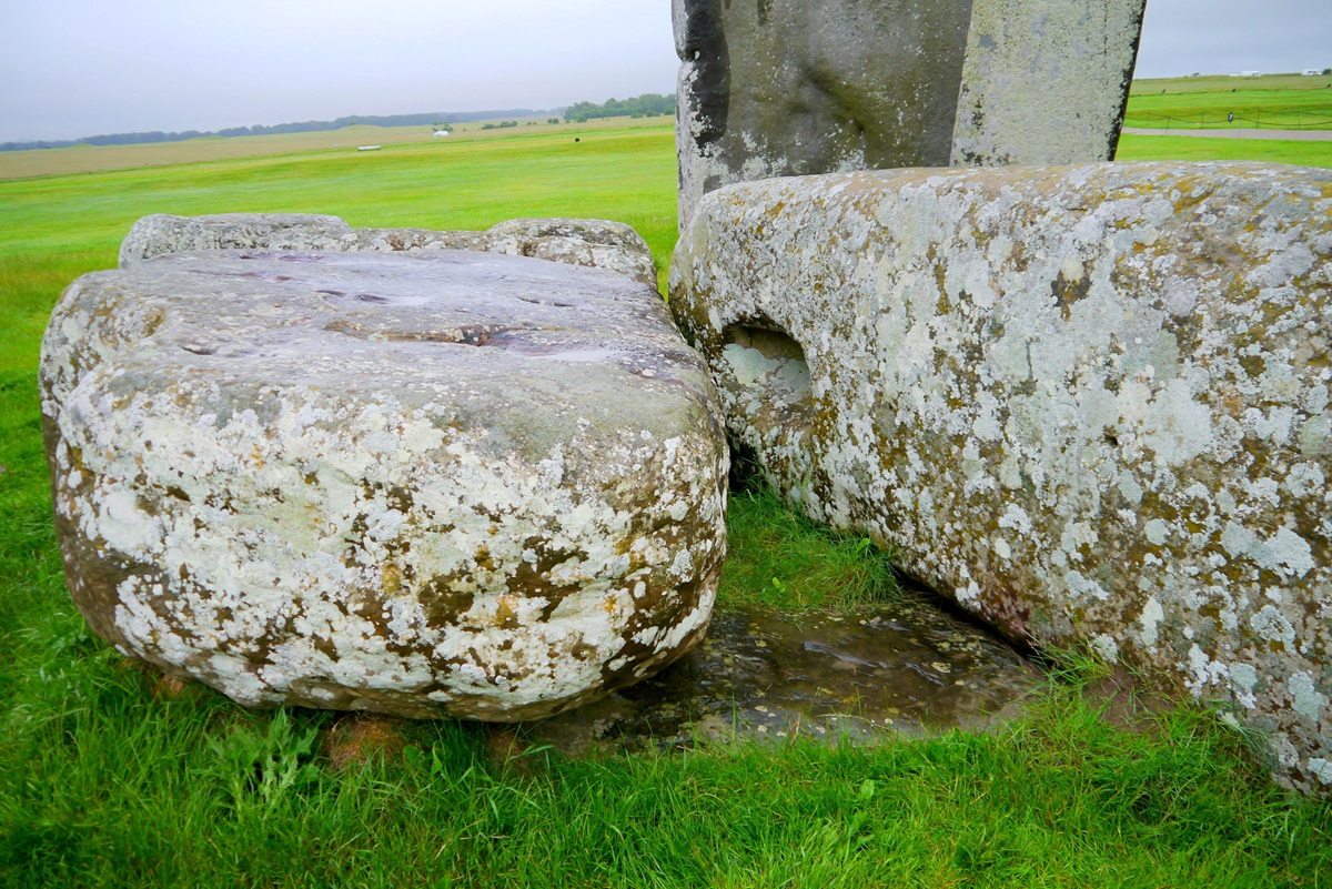 The Altar Stone at Stonehenge. Photo: Reuters