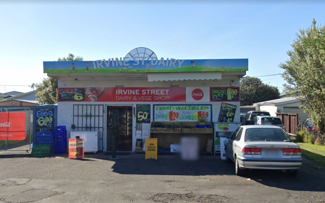 The robbery happened at Irvine St Dairy on Saturday morning. Photo: Google Maps/Supplied