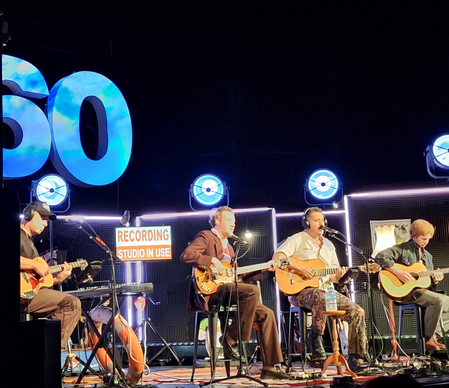 Six60 members (from left) Marlon Gerbes, Chris Mac, Matiu Walters and Ji Fraser go acoustic...