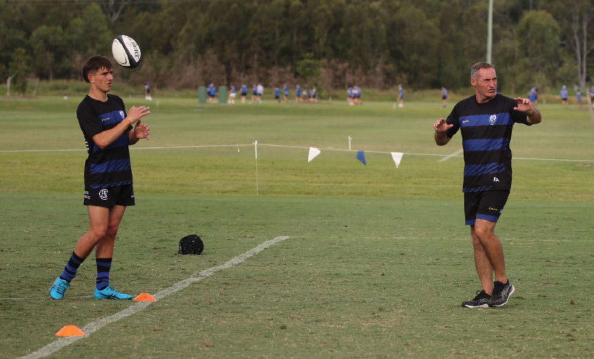 Rhys Archibald coaching. PHOTO: DARRYN FINDLAY ​