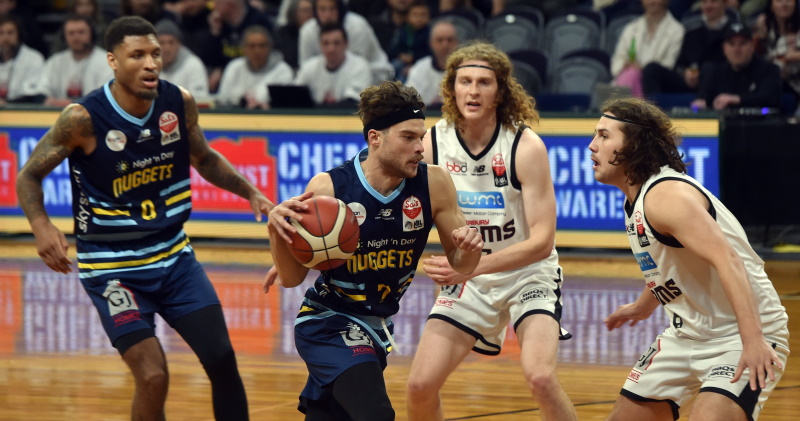 Matthew Bardsley drives for the Otago Nuggets, who will no longer be owned by SEN at the...