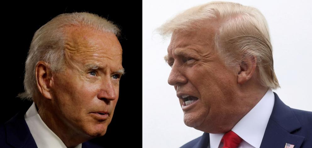 Joe Biden (left) and Donald Triump. Photo: Reuters 