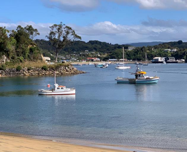 Boats moored at Lonnekers Bay on Stewart Island. File photo