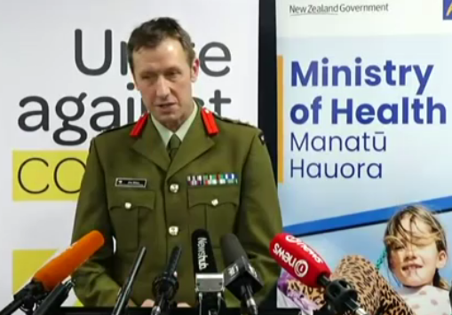 Brigadier Jim Bliss. Image: MInistry of Health