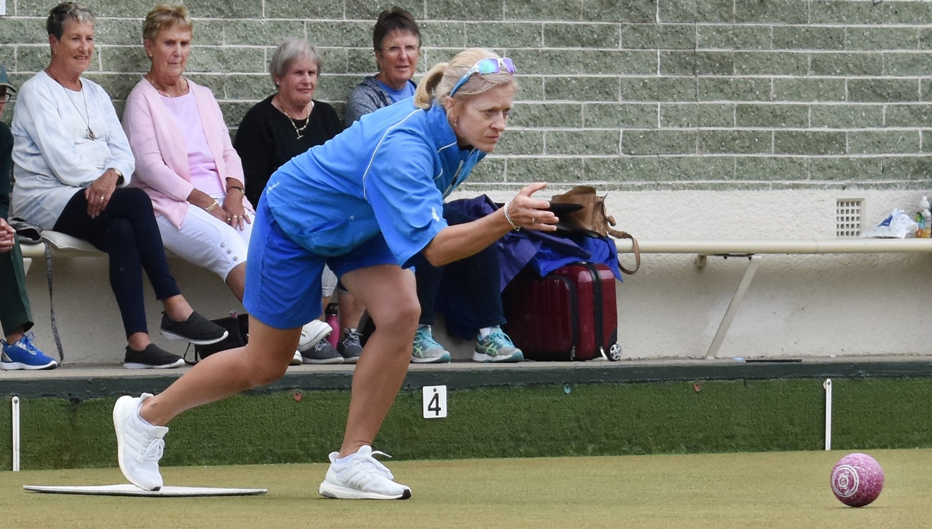 Bronwyn Stevens playing at the Bowls Dunedin open women's singles final in January. Photo: Wayne...