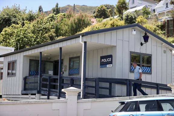 They tried to break into the main Lyttelton police station building before turning their...