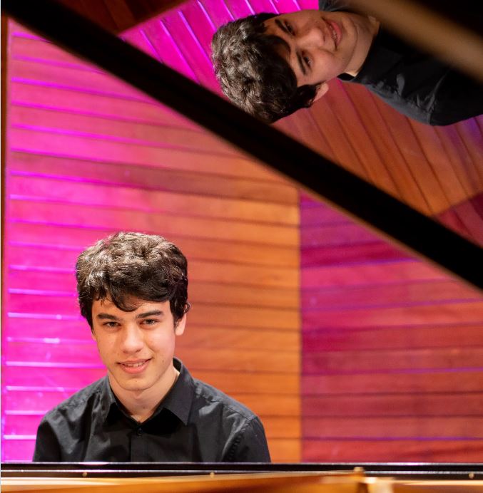 Young talent . . . 17-year-old Wellington pianist Benjamin Carter performed Mozart’s Piano...