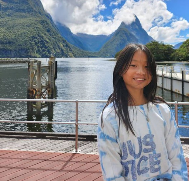 Tegan Chen was on holiday with her family when she fell into Marian Creek in Fiordland last month.