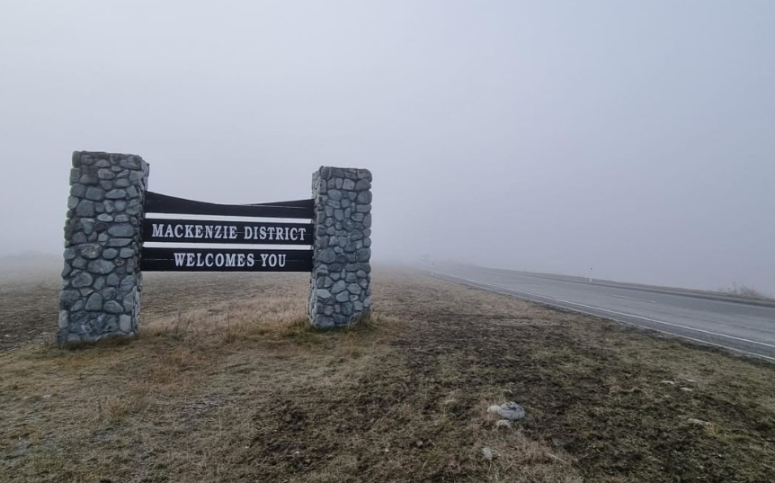 Foggy conditions have settled in the Mackenzie District over the past two weeks. Photo: RNZ