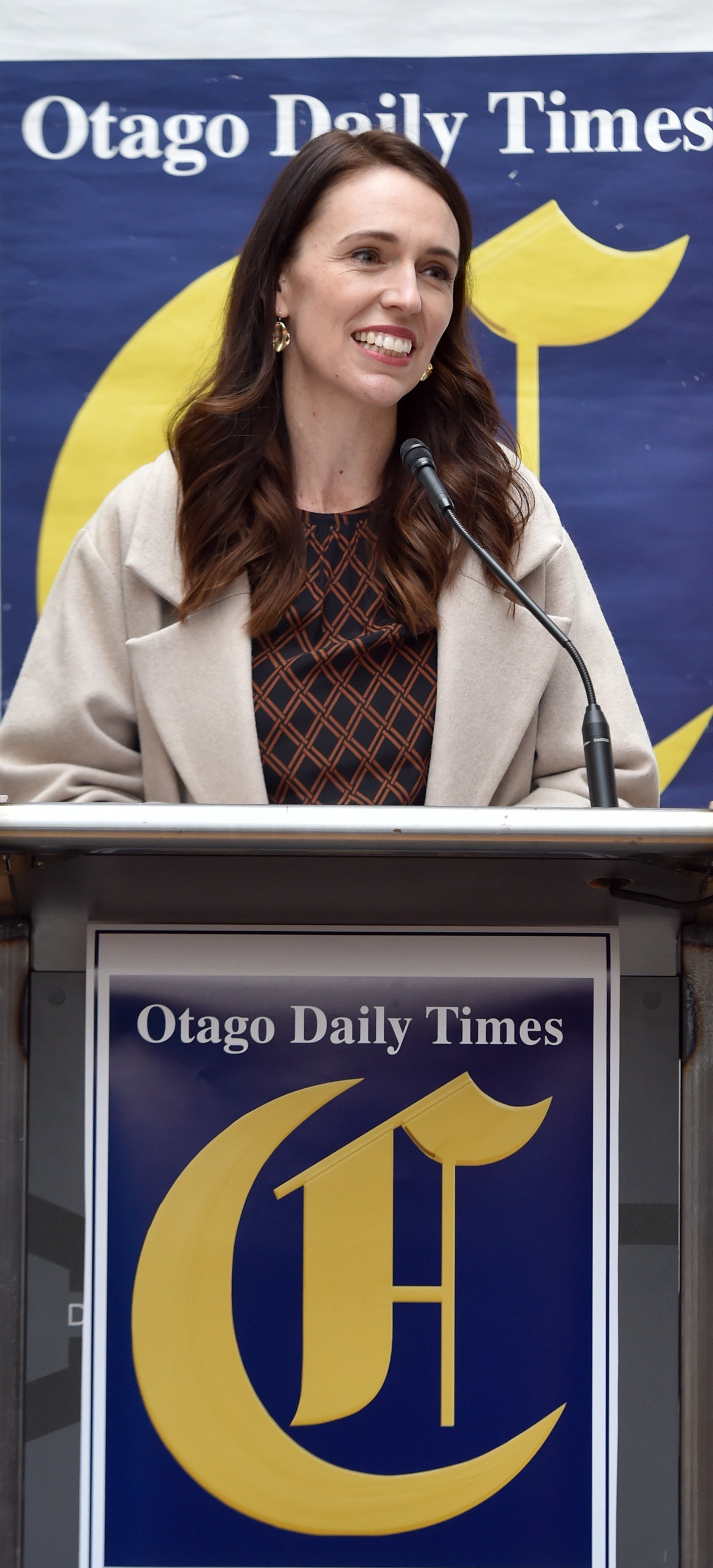 Prime Minister Jacinda Ardern at the Dunedin Public Art Gallery for Class Act 2022 on Thursday....