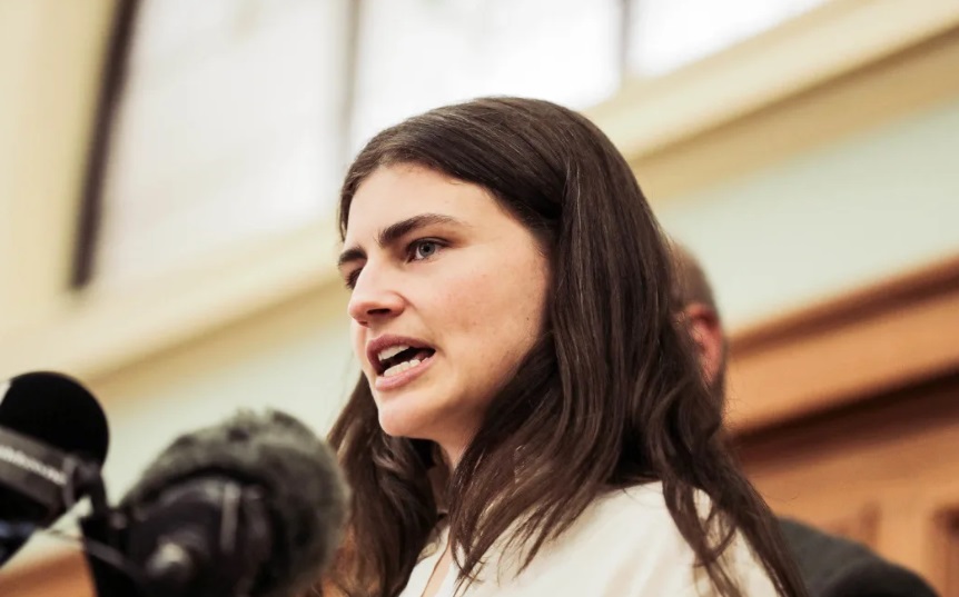 Green Party co-leader Chlöe Swarbrick Photo: RNZ 