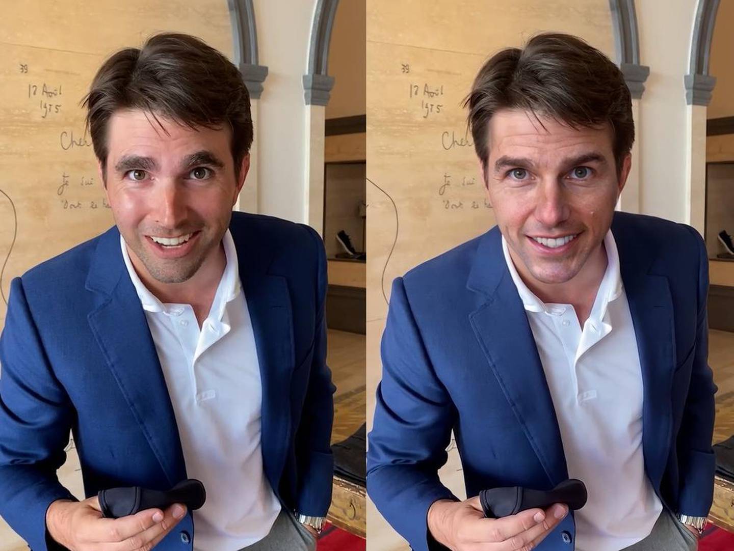 A series of deepfake videos, where actor Miles Fisher posed as Tom Cruise, were posted online...