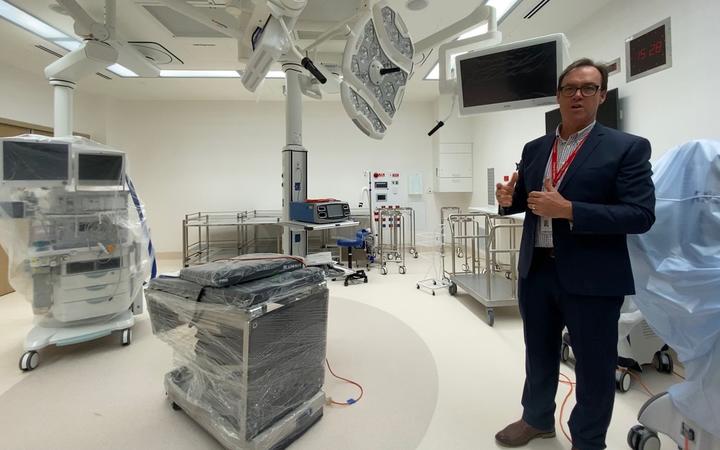 Canterbury DHB clinical lead for facilities redevelopment Dr Rob Ojala. Photo: RNZ / Katie Todd