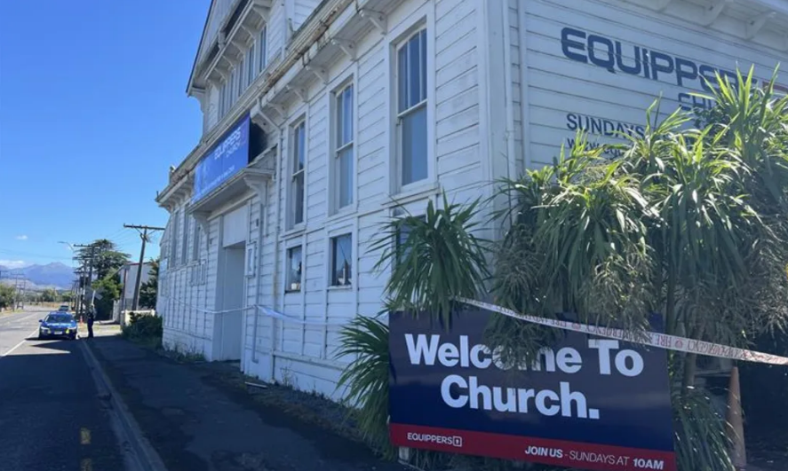 Equippers Church was targetted. Photo: RNZ