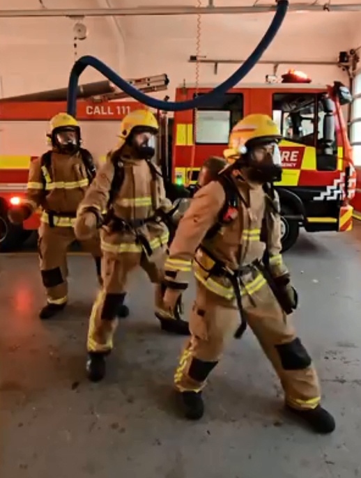 Tūrangi’s TikTok Fire Brigade scores massive following. Photo: Tūrangi Fire Brigade.