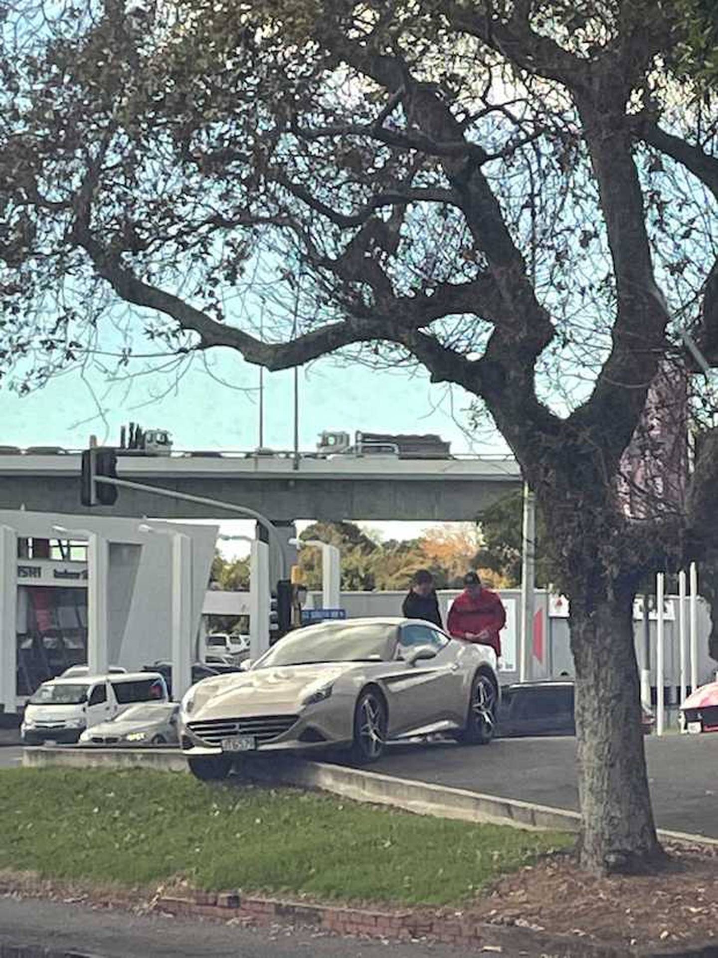 How not to park a Ferrari. Photo: Supplied via NZH