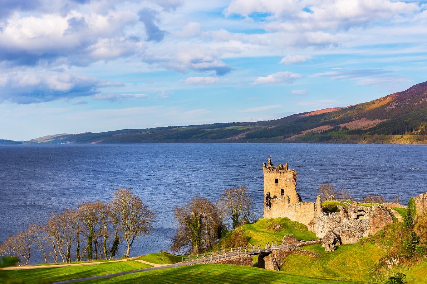 Urquhart Castle on the shores of Loch Ness. Photo: Getty Images