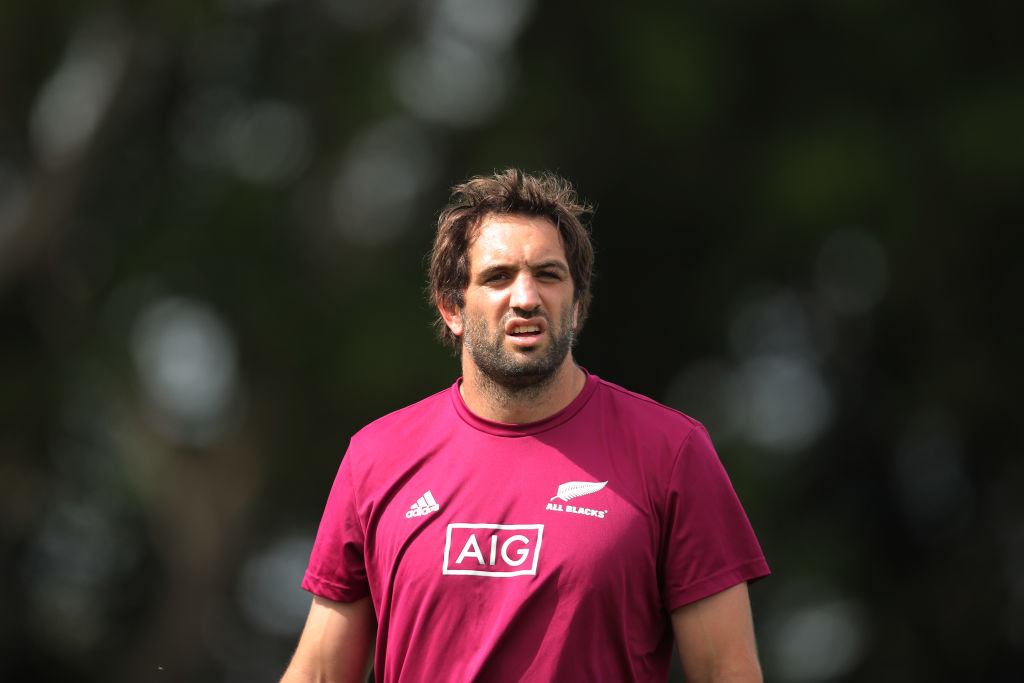 Sam Whitelock will make his 100th test start for New Zealand in the match at the weekend. Photo:...