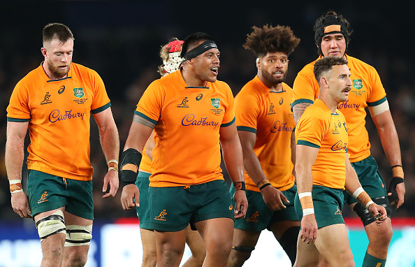 Allan Alaalatoa and the Wallabies, Photo: Getty Images