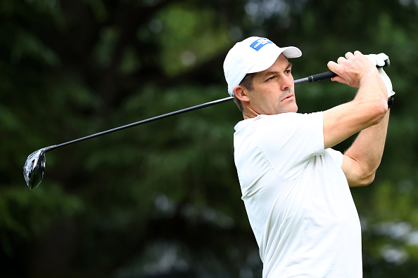 Richie McCaw on the golf course. Photo: Getty Images