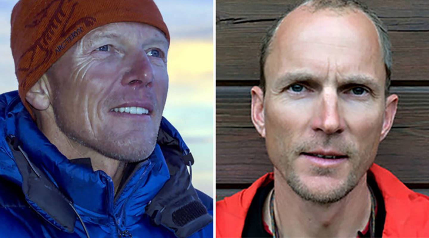 Mountain guides Wolfgang Maier (left) and Martin Hess. Photos: Supplied via NZ Herald
