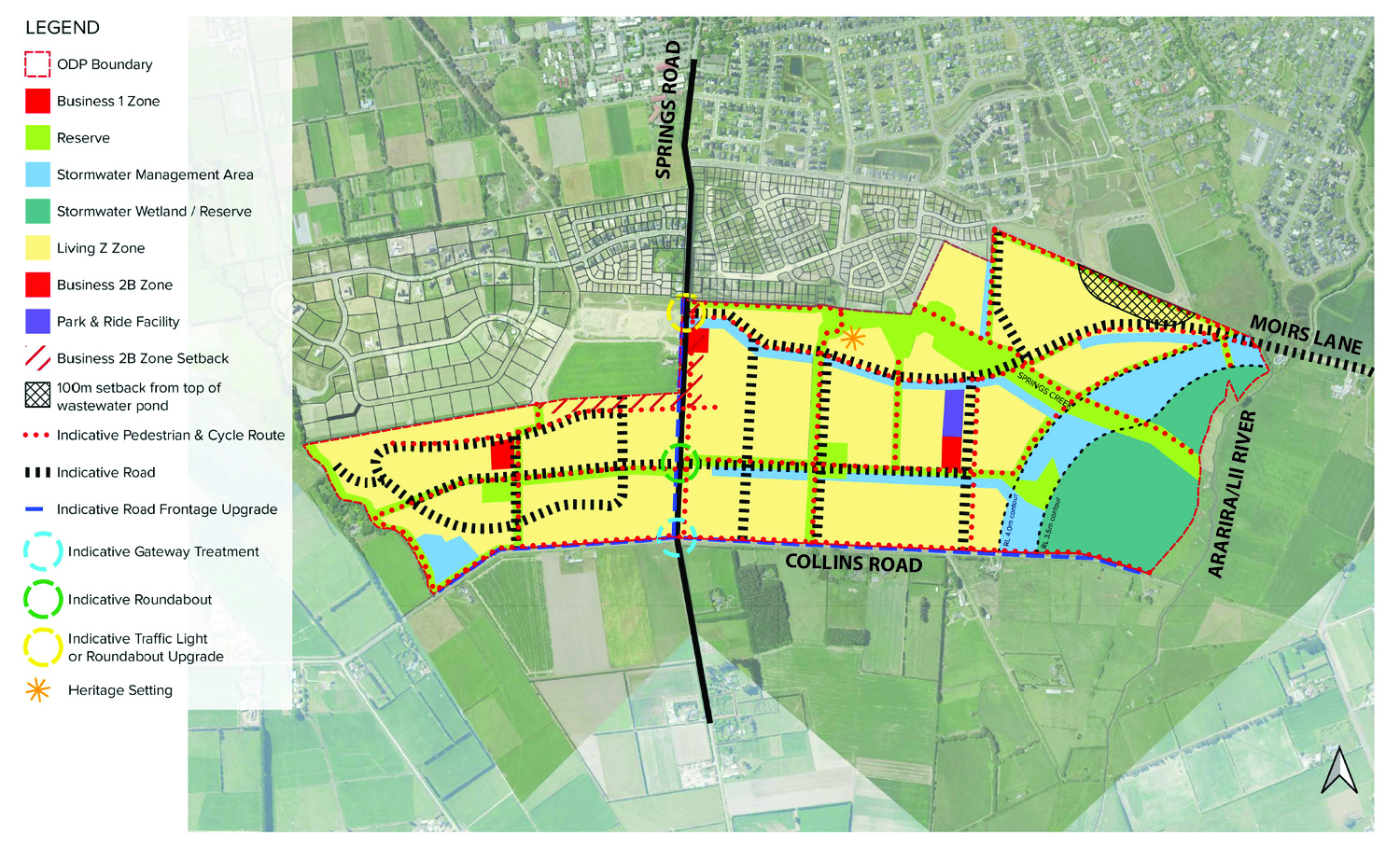 The 1710 section Lincoln South development will feature business zones, a park and ride and...