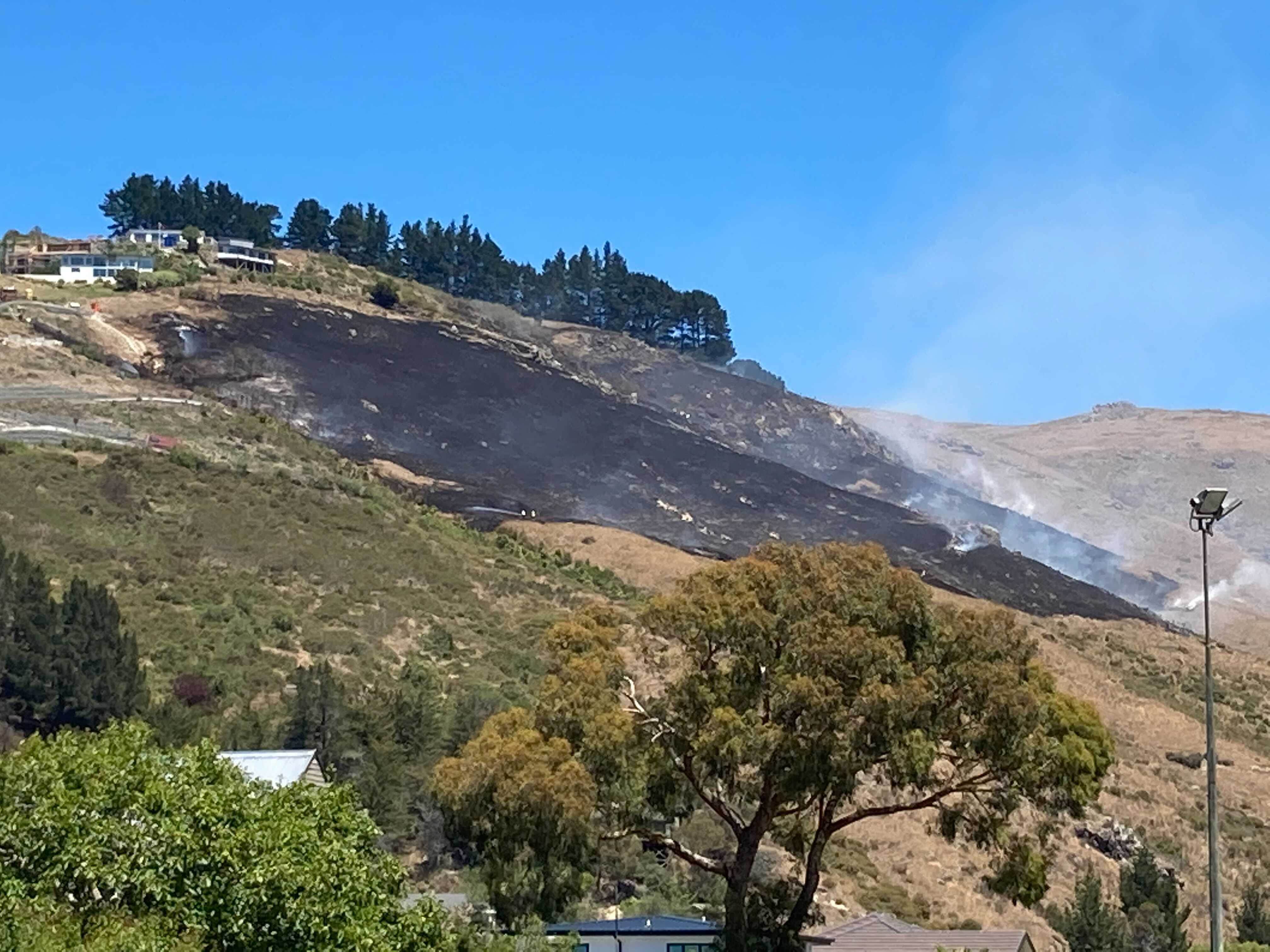 The aftermath of today's fire. Photo: Geoff Sloan