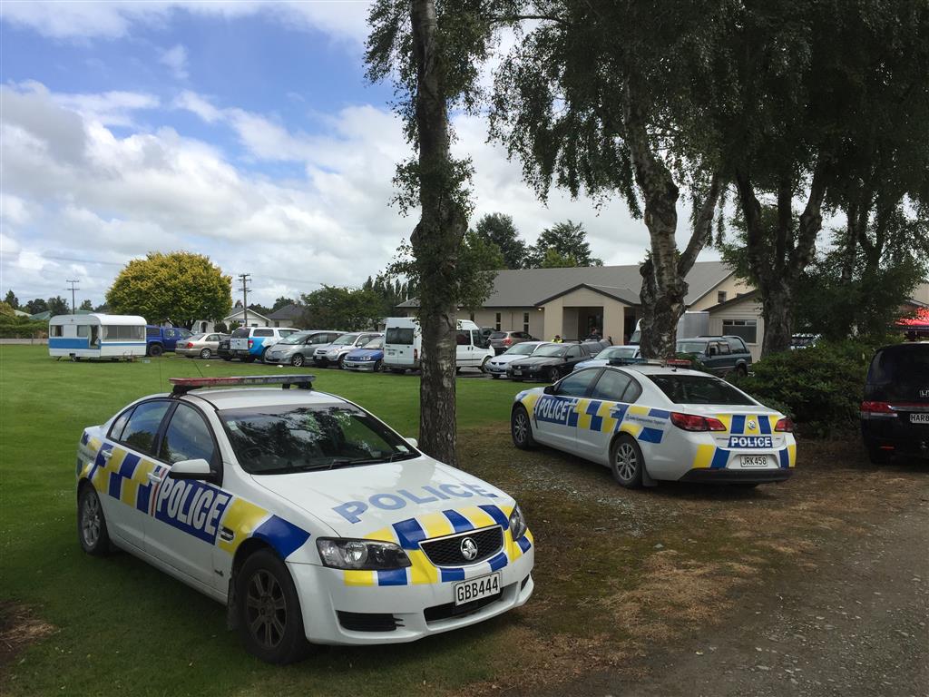 Dozens of people from Mataura took refuge at an evacuation centre in Edendale. Photo: Gregor...