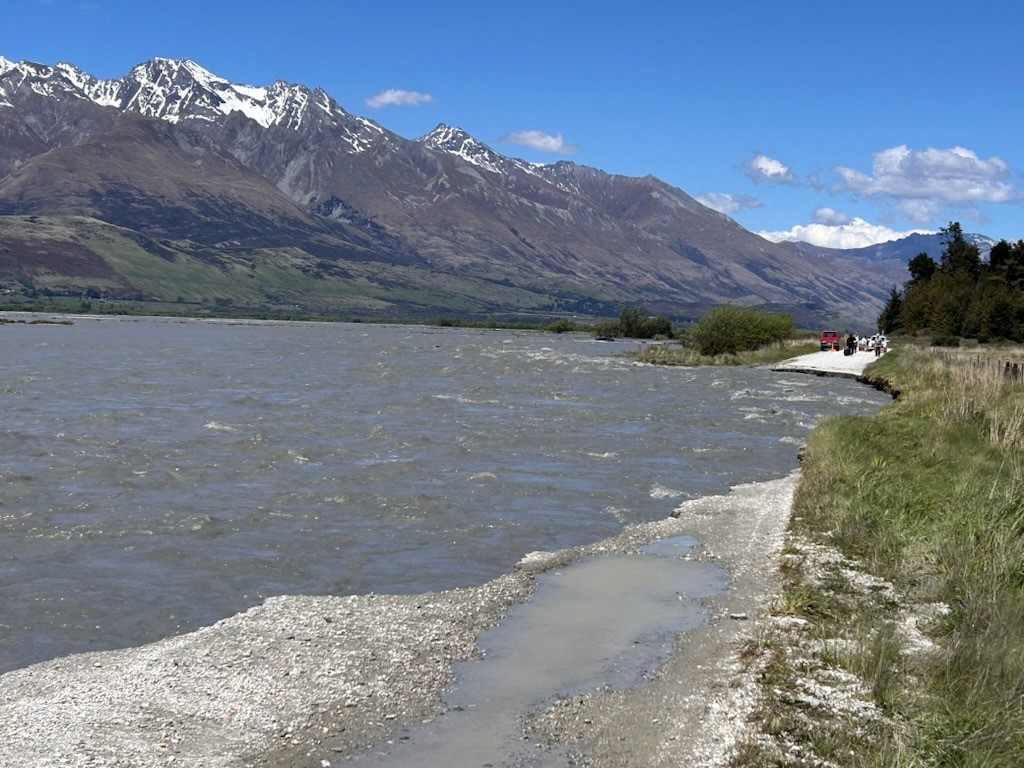 The Kinloch Road washout. Photo: QLDC