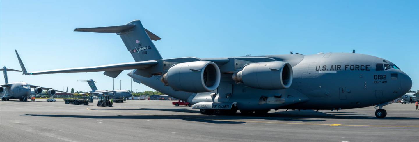 A US Airforce C-17. Photo: Supplied via NZ Herald