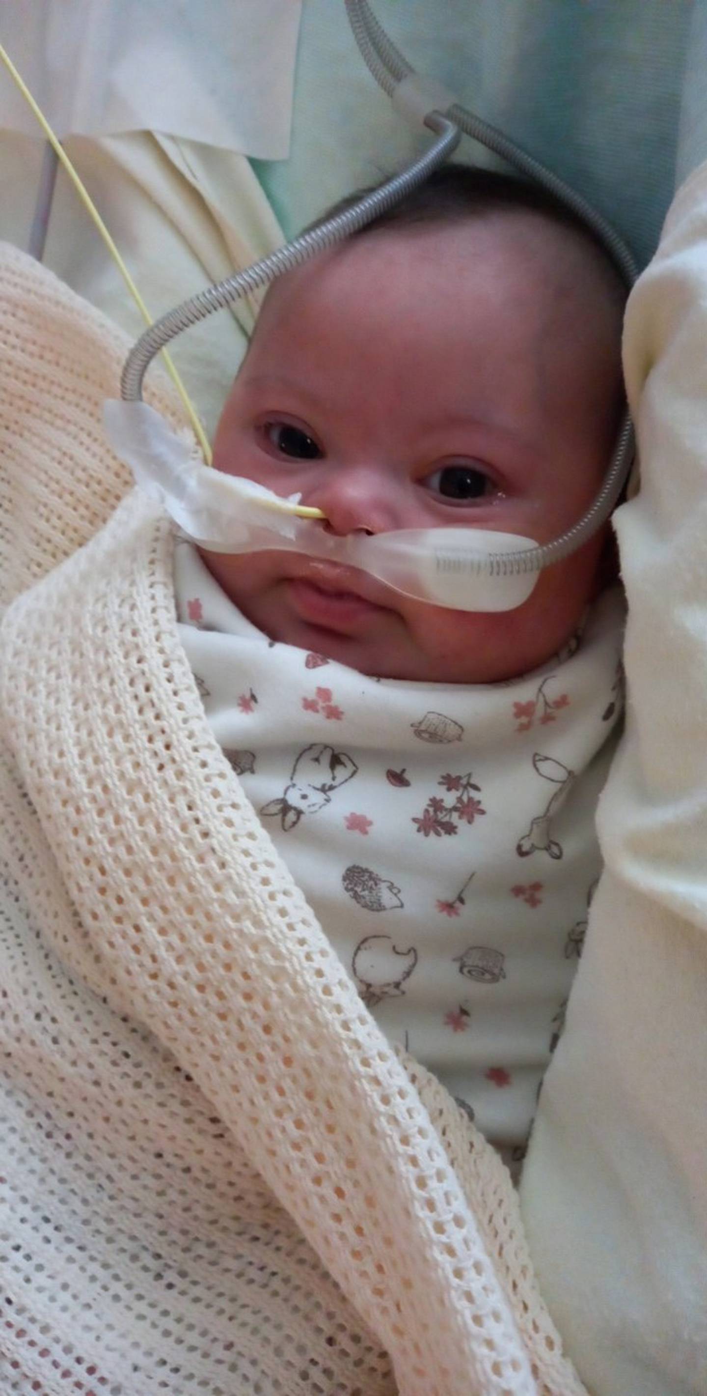 Four-month-old Brooklyn Izatt is in an intensive care unit after becoming infected with RSV....