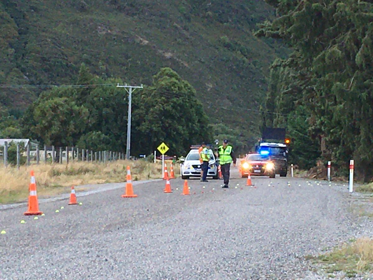 Police were alerted to the single-vehicle crash on Makarora-Lake Hawea Road (SH6) about 10.20pm...