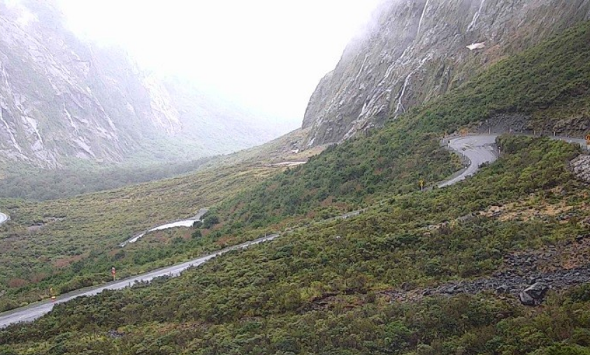 Heavy rain and snow is forecast to affect the Milford Road during Labour Weekend.  PHOTO: MILFORD...