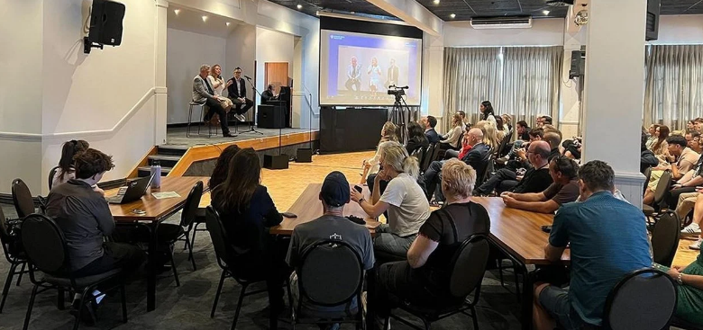 Staff attended a meeting in Auckland this morning. Photo: Newshub 