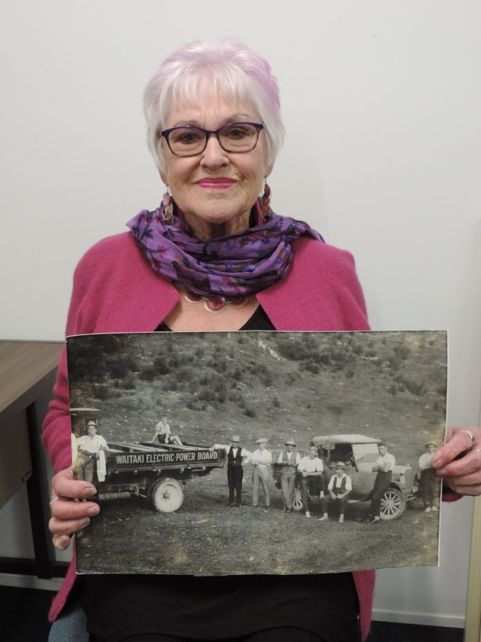 Lyn Warrington shows the photo of the father-in-law she never knew. PHOTO: SALLY BROOKER