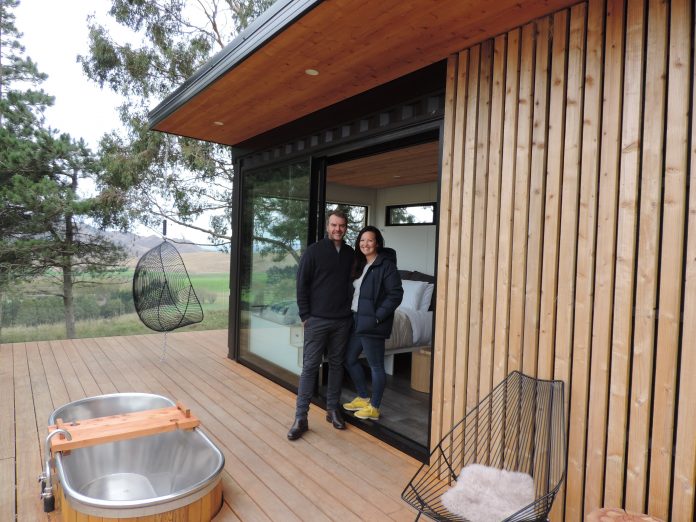 Andy and Liz Hayes are launching their luxury treetop accommodation, Nest Tree Houses, on May 1....