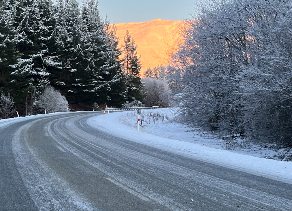 The Opihi River Bridge, SH8, near the turn-off to the Mt Dobson skifield this morning. Photo:...