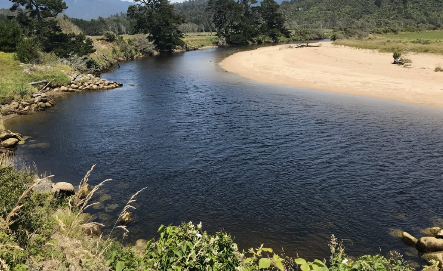 Little Wanganui, near Karamea on the West Coast where Patrick Gamble lived, and died in a house...