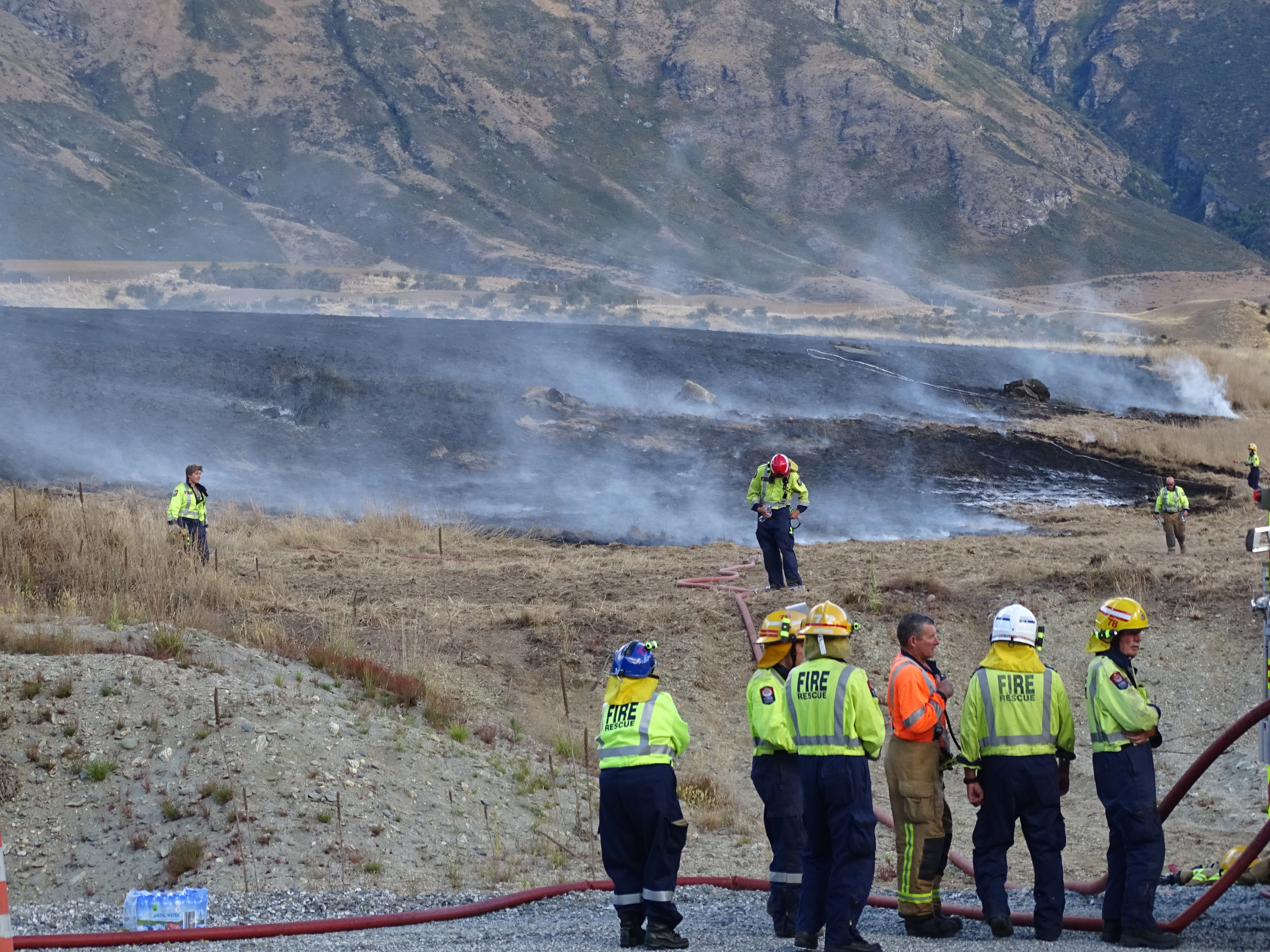 Crews from throughout the region were called to deal with the blaze. Photo: Tracey Roxburgh