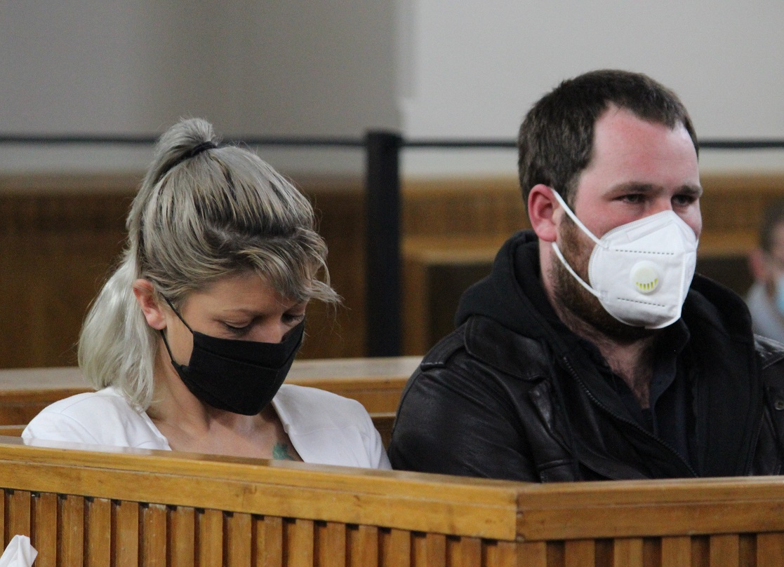 Sandy Graham and George Hyde in the dock in the High Court at Invercargill at the beginning of...