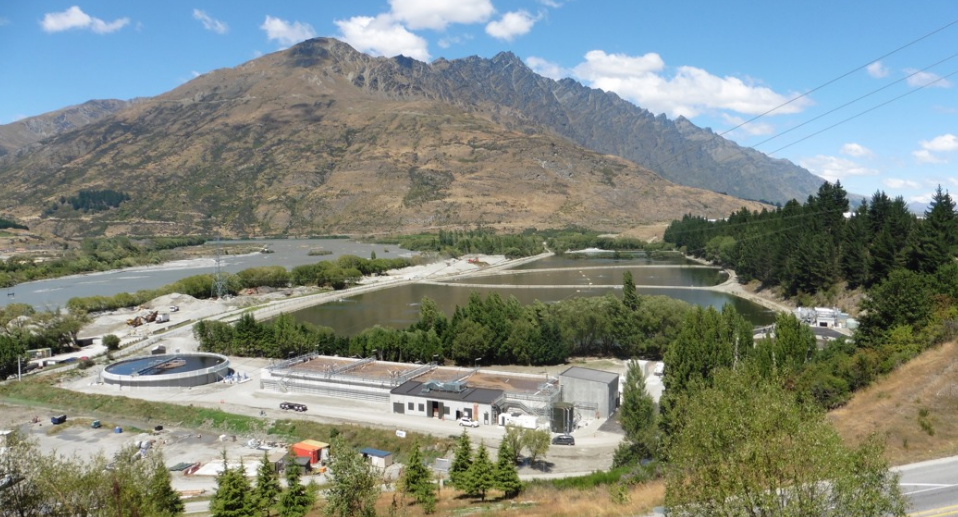 The Shotover wastewater treatment plant at Frankton. Photo: QLDC