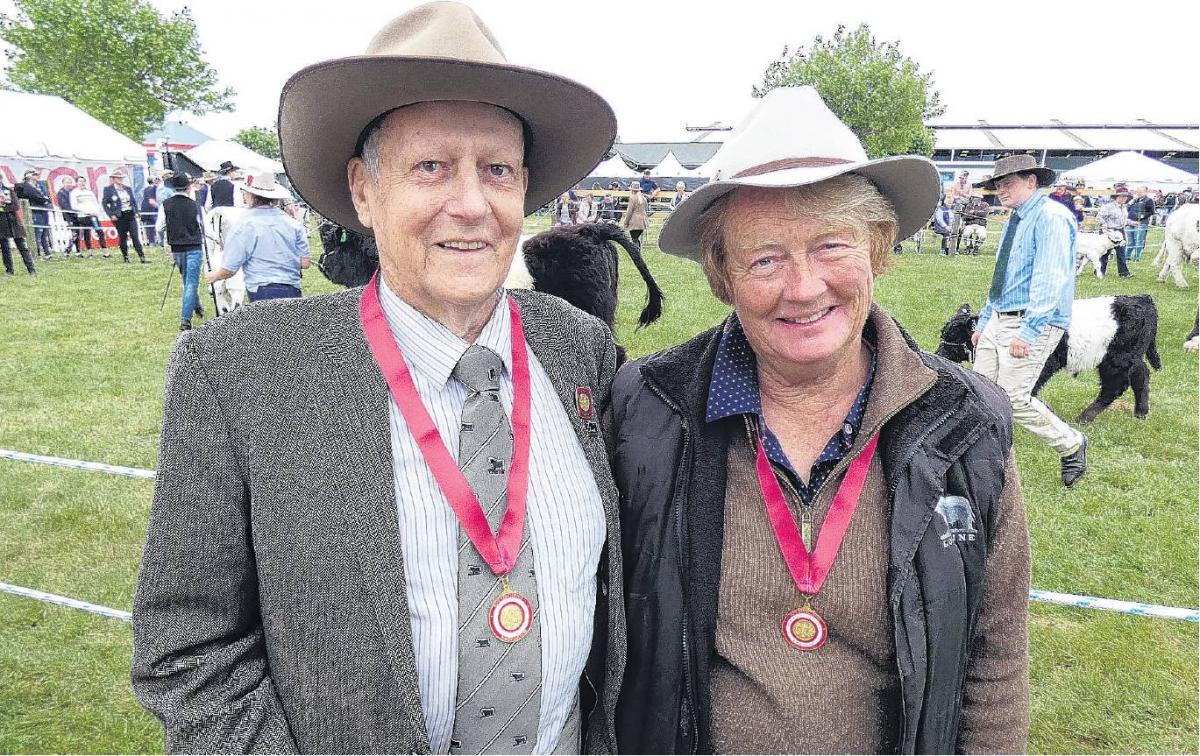 Philip and Kay Worthington at the 2022 New Zealand Agricultural Show in Christchurch. PHOTO: TIM...