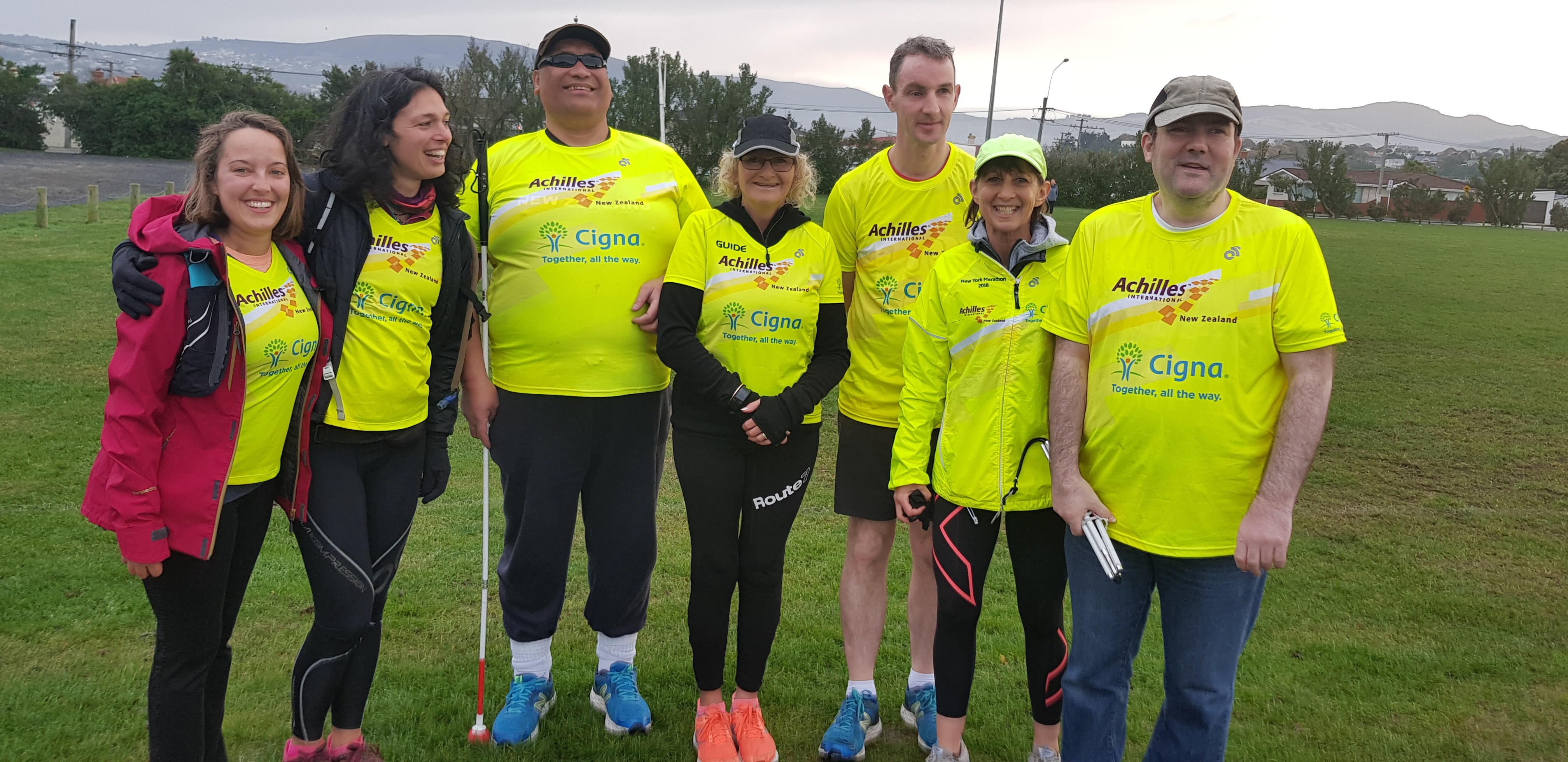 Getting involved . . . Dunedin’s Achilles International athletes will compete in the 10km and...