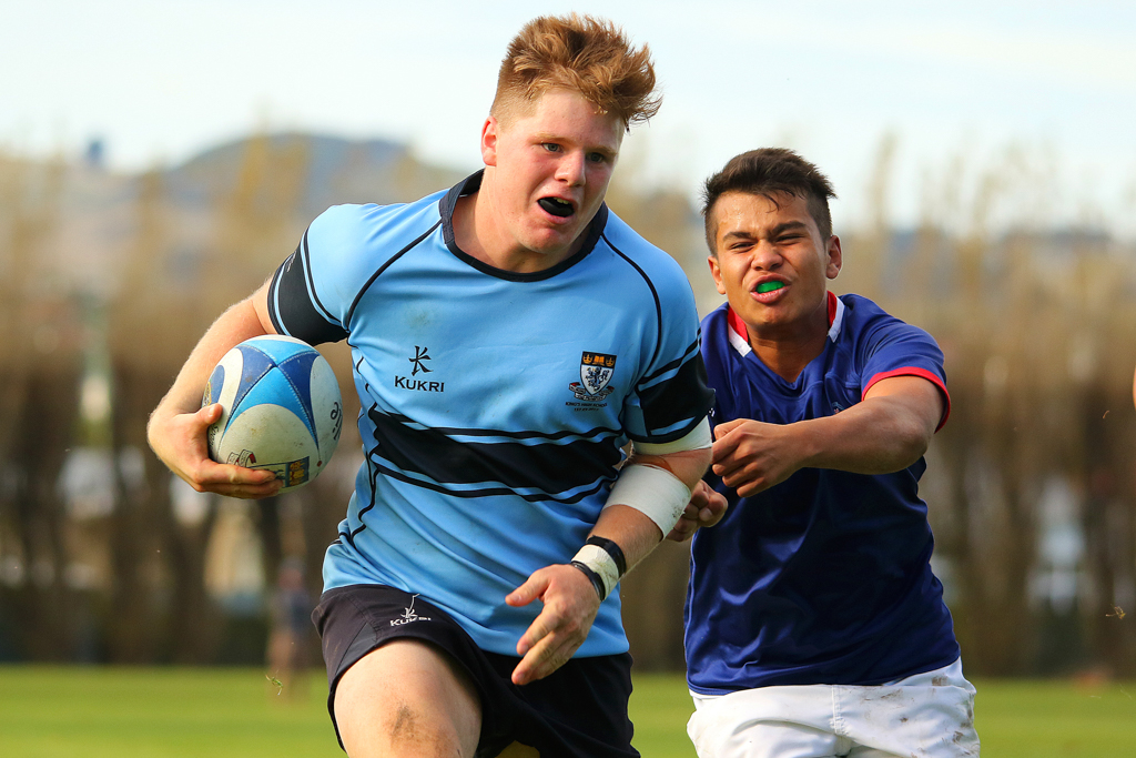 Kings left St Kevins behind in the first XV match. Photo: Caswell Images