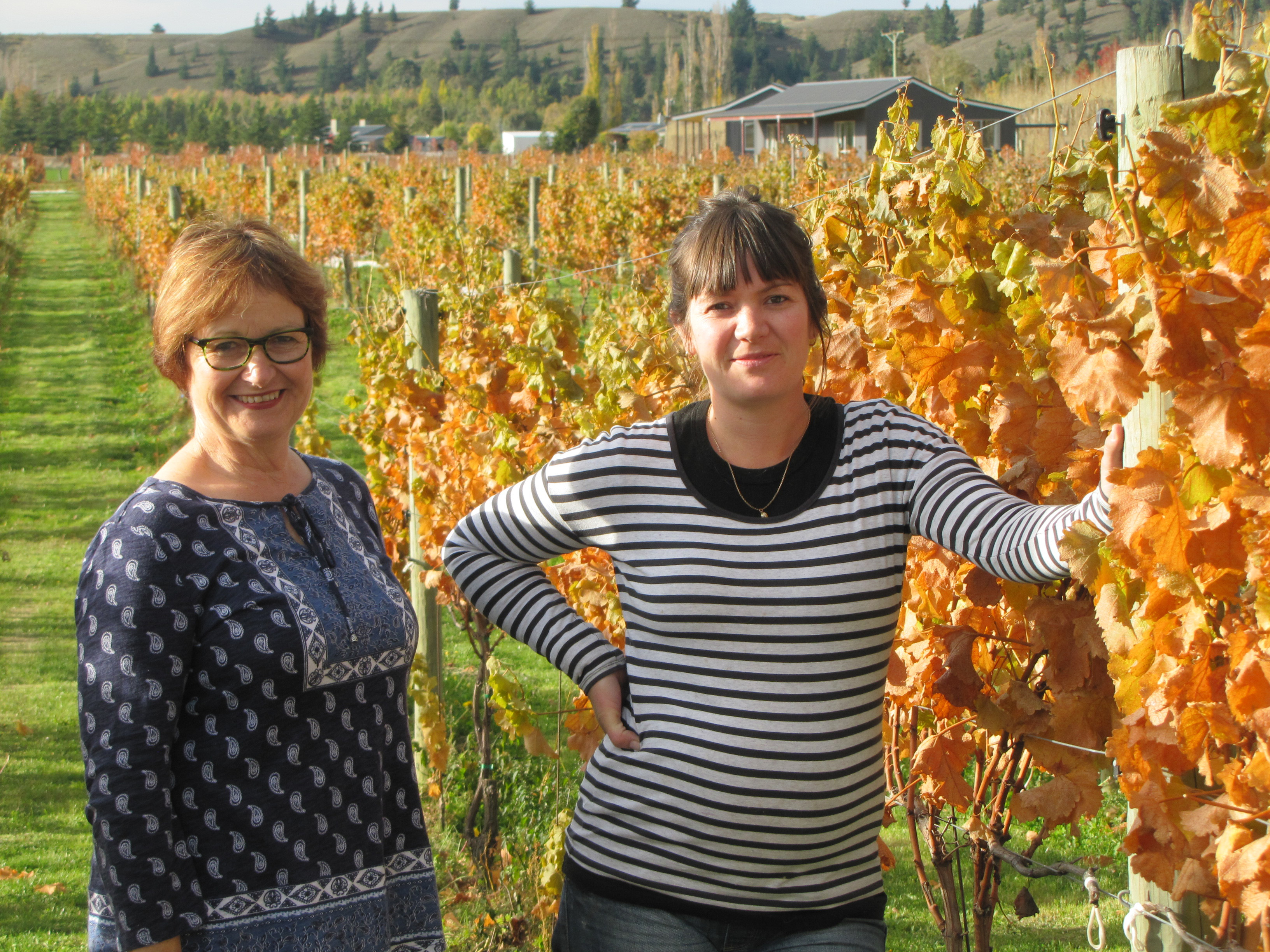 Weaver Estate Wines cellar door manager Liz Weaver (left) and winemaker Jess Weaver reflect on...