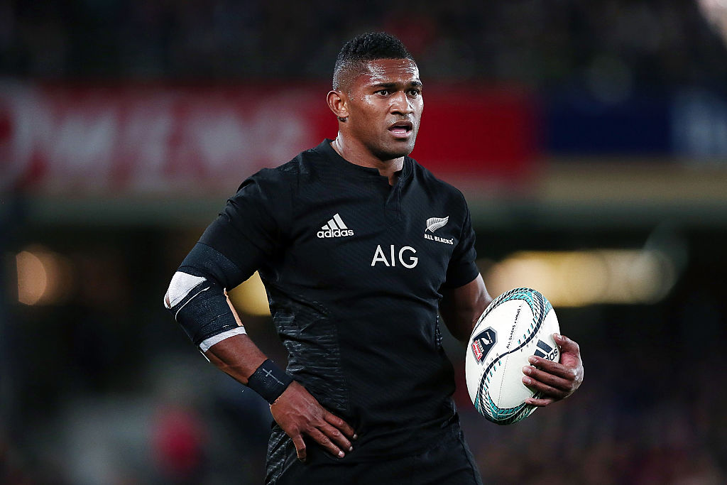 Waisake Naholo will start for the All Blacks against the Lions in Wellington. Photo Getty