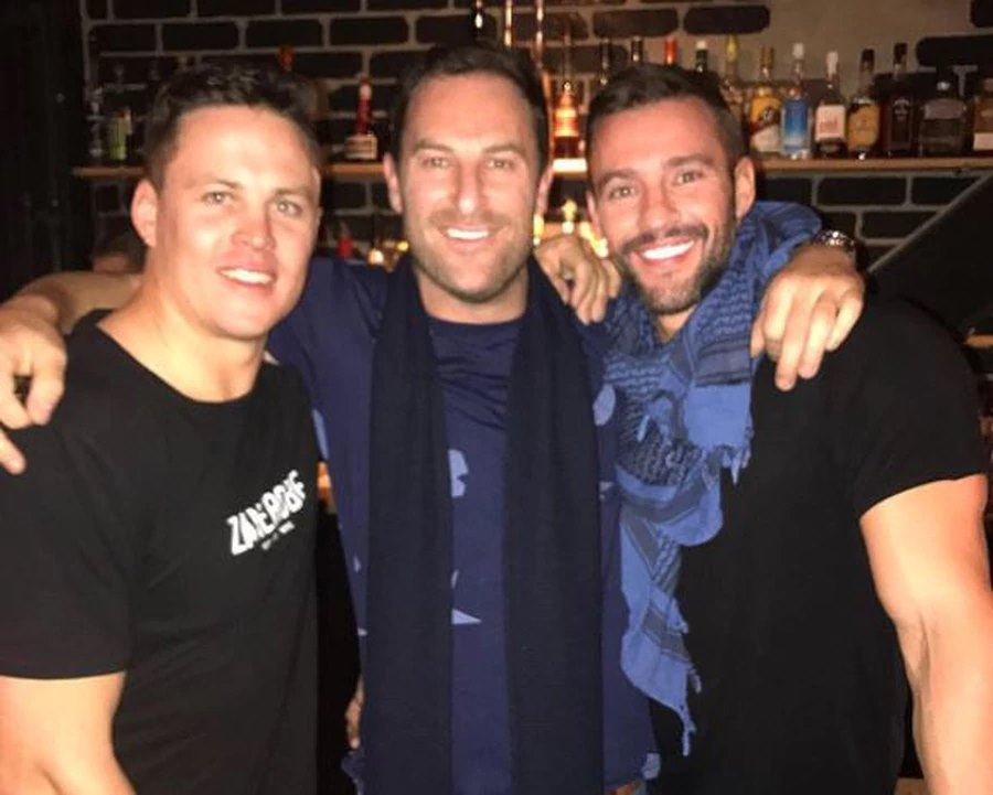 Sasha Mielczarek, centre, and Kris Smith, right, enjoy a night out with a friend in Queenstown....
