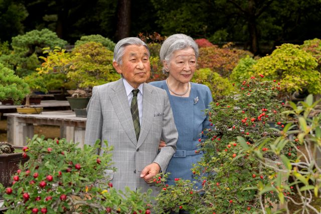 Japan's Emeror Akihito and his wife Empress Michiko. Photo: Reuters