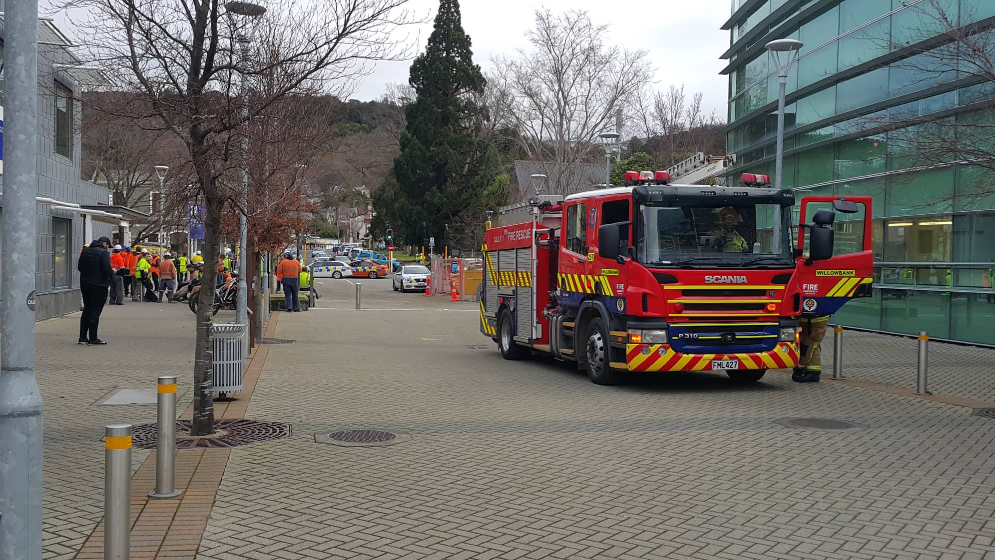 Multiple buildings at the University of Otago have been evacuated after reports of a "very strong...